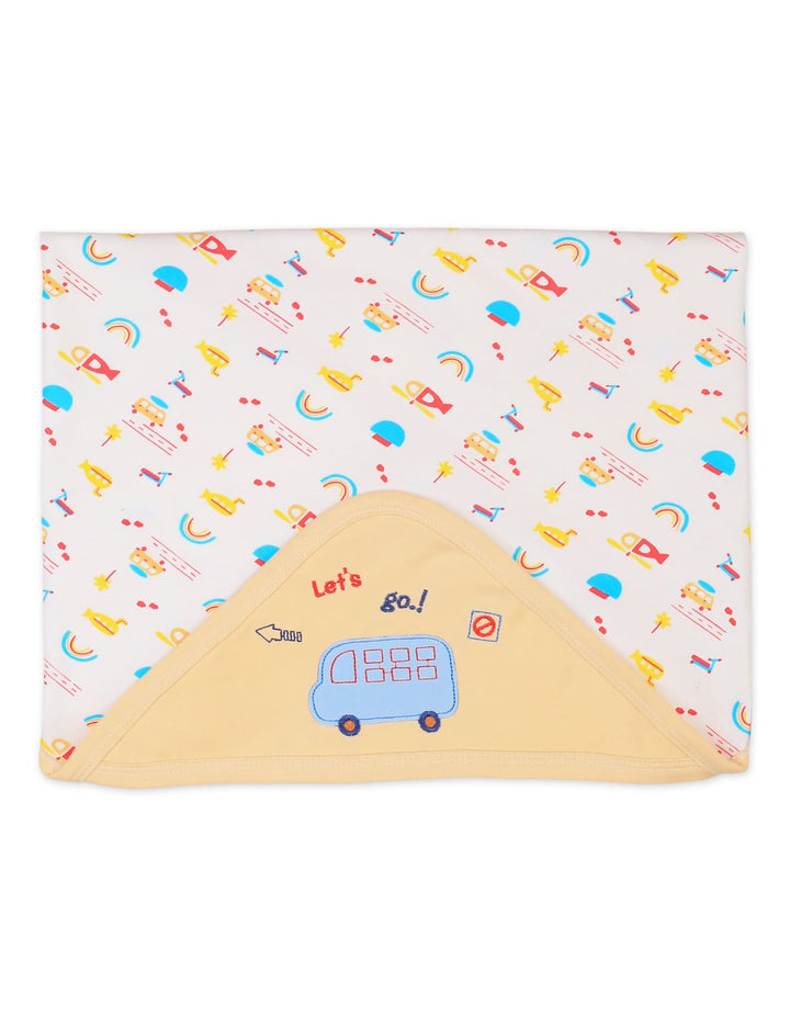 Newborn Hooded Wrapping Sheet Beige at Zubaidas Online Pakistan