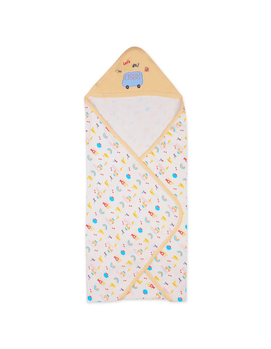 Newborn Hooded Wrapping Sheet Beige at Zubaidas