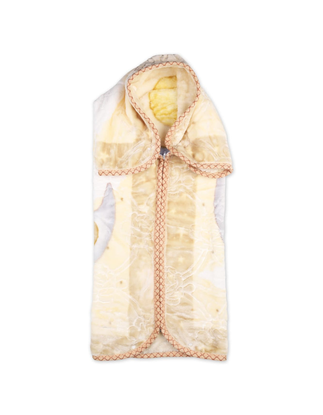 Newborn Hooded Zipper Blanket Bambies Bear Print at Zubaidas