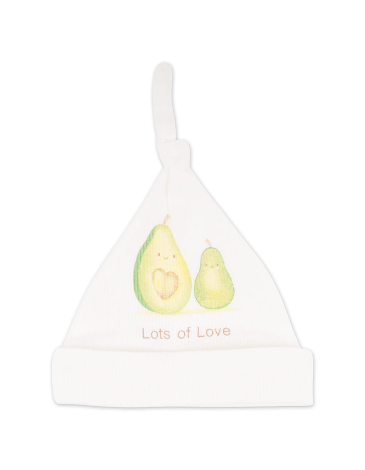 Newborn Knotted Cap Pack of 3 Lots of Love at Zubaidas Best Online Baby and Kids Store in Pakistan