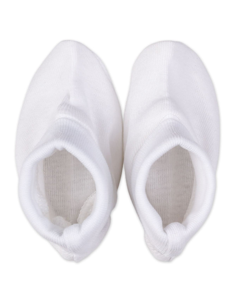 Newborn Pack of 2 Booties Bambies Plain White at Zubaidas Official Pakistan