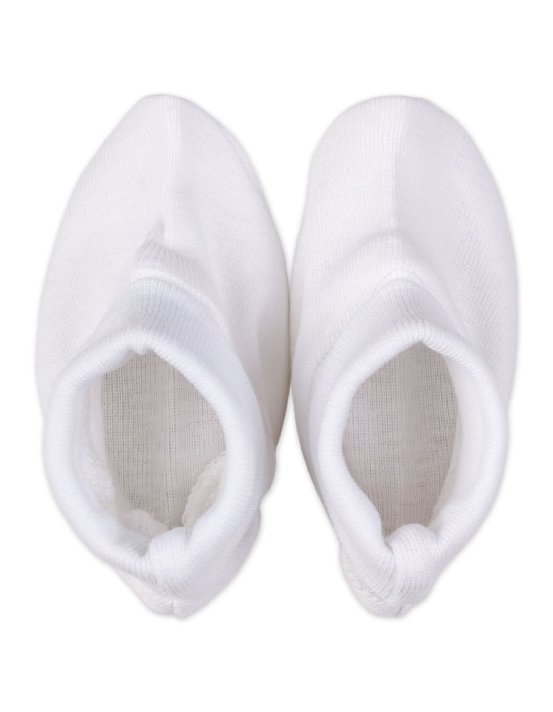 Newborn Pack of 2 Booties Bambies Plain White at Zubaidas Official Pakistan