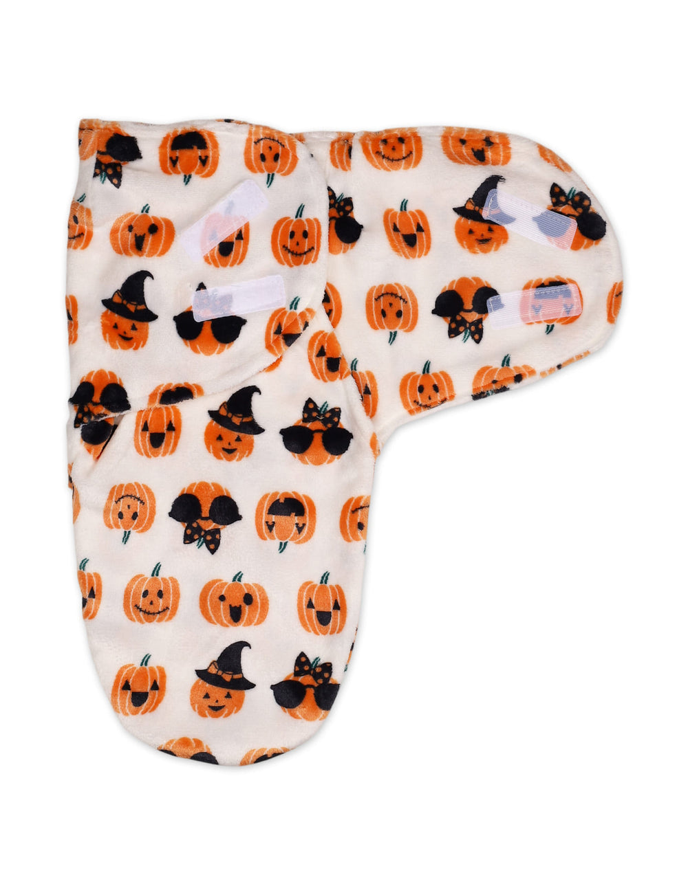 Newborn Plush Swaddle Wrap with Velcro Closure Pumpkins at Zubaidas Official Pakistan
