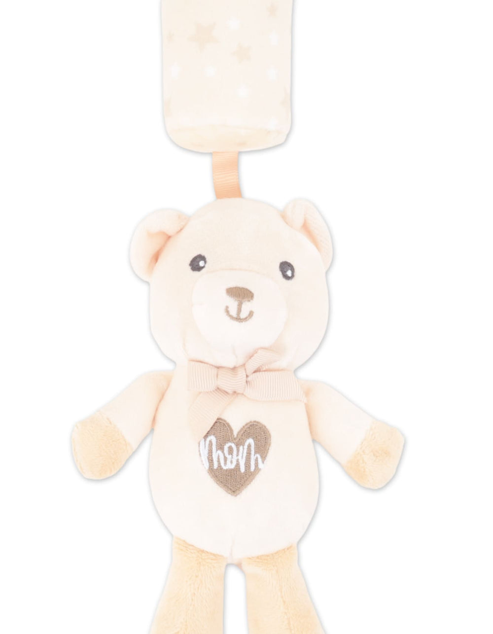 Newborn Plush Toy with Hanging Ring Bear Beige at Zubaidas Official Pakistan
