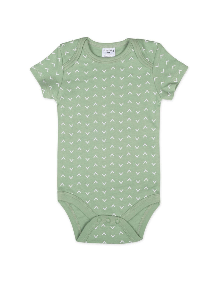 Newborn Short Sleeve Bodysuits Cactus Pack of 3 at Zubaidas Online Pakistan
