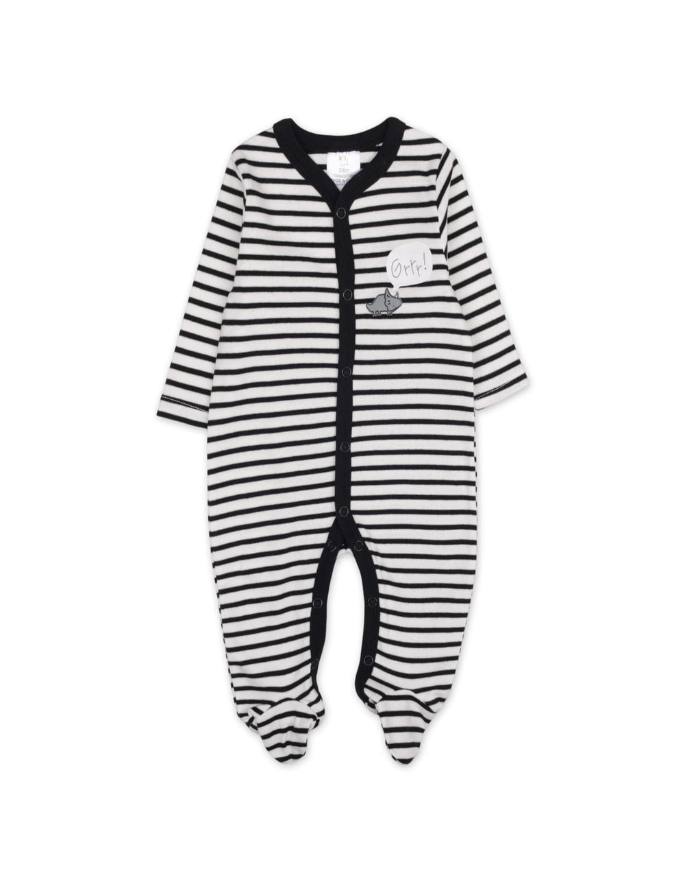Newborn Sleepsuit Pack of 3 Dino Black at Zubaidas Official Pakistan