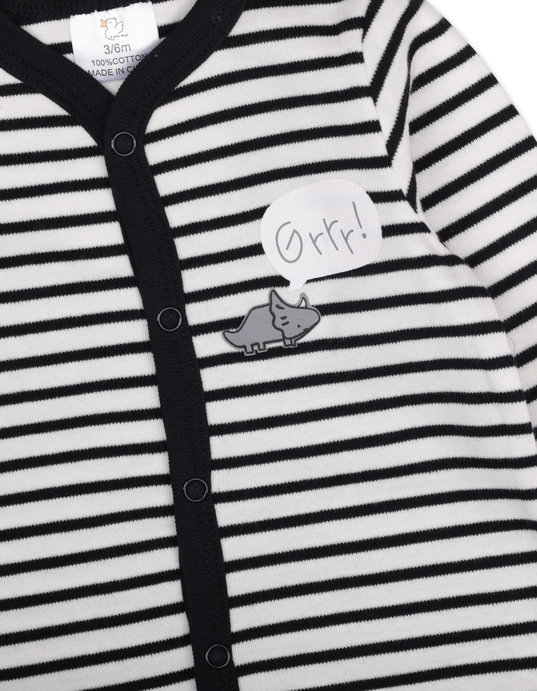 Newborn Sleepsuit Pack of 3 Dino Black at Zubaidas Online Pakistan