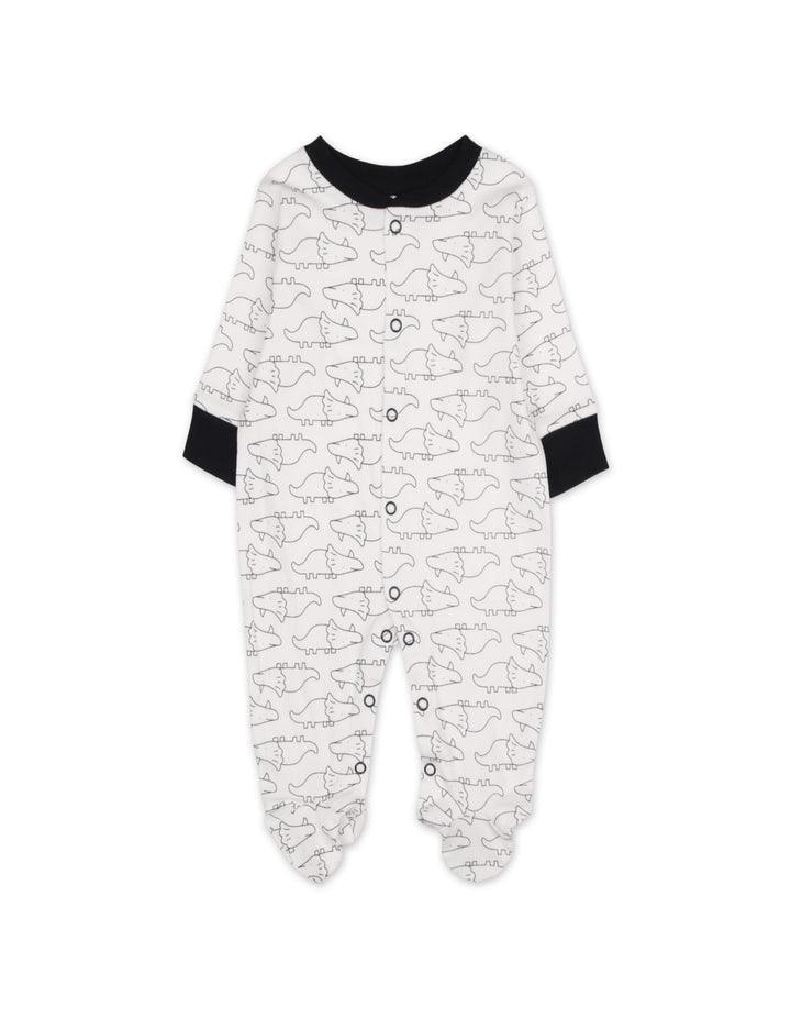 Newborn Sleepsuit Pack of 3 Dino Black at Zubaidas Best Online Baby and Kids Shop in Pakistan