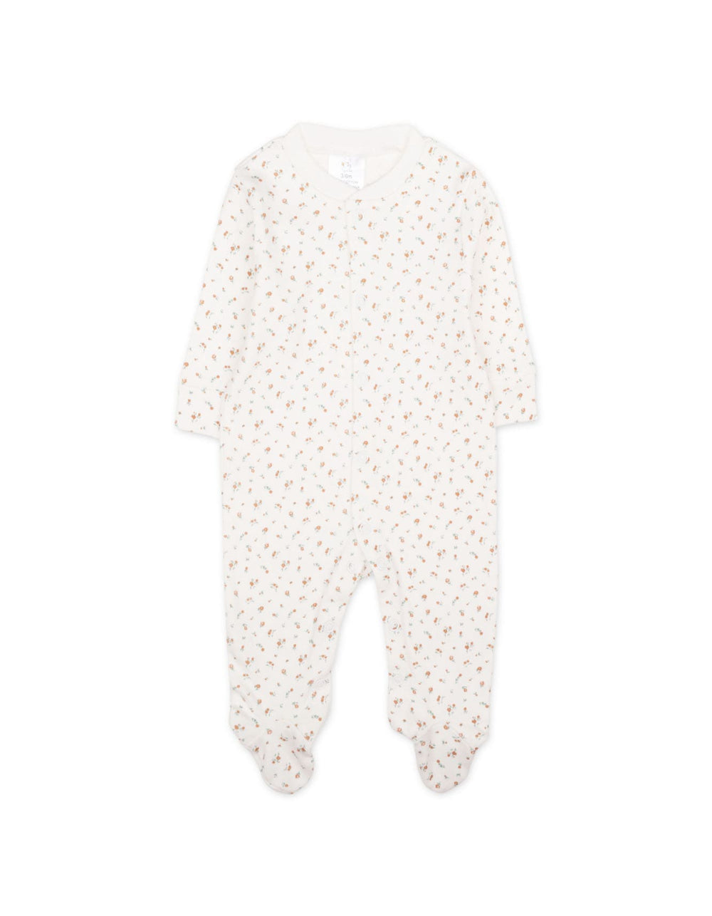 Newborn Sleepsuit Pack of 3 Vintage Floral and Hearts at Zubaidas Official Pakistan