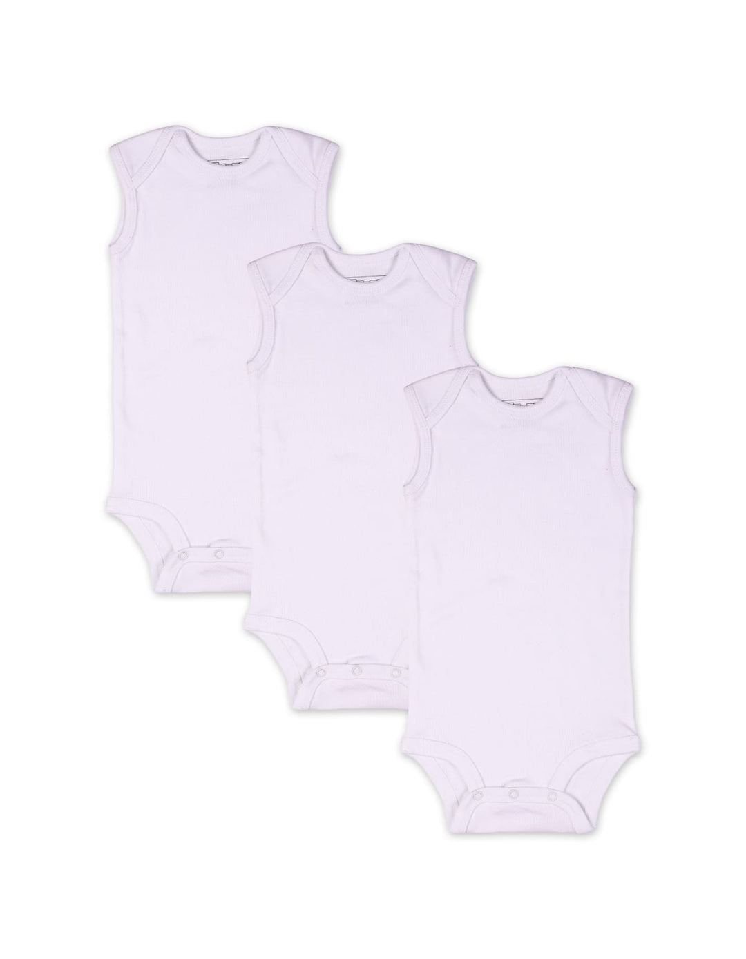 Newborn Summer Body Suit Bambies Sleeveless White at Zubaidas