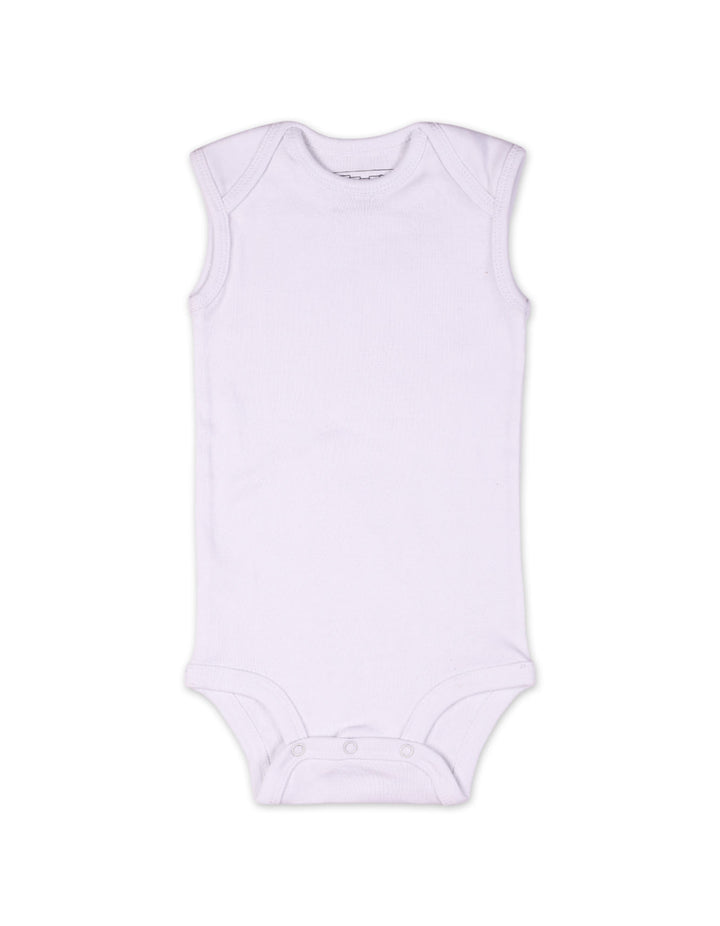 Newborn Summer Body Suit Bambies Sleeveless White at Zubaidas Online Pakistan