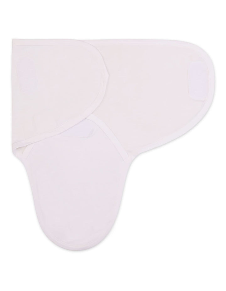 Newborn Swaddle Sheet Bambies Plain White at Zubaidas