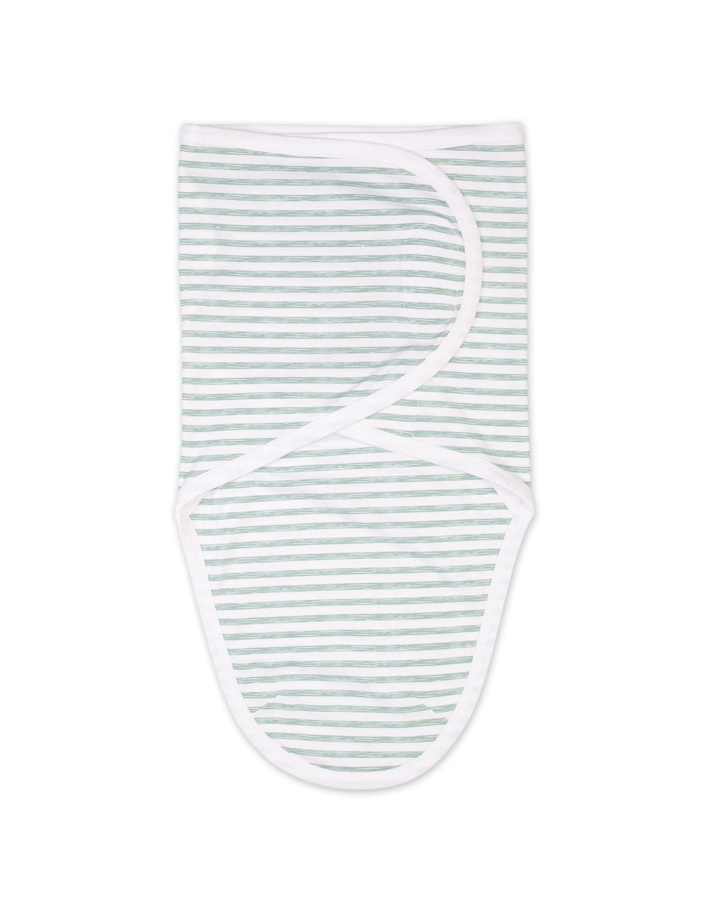Newborn Swaddling Sheet Bambies Marine Green Stripes at Zubaidas Official Pakistan