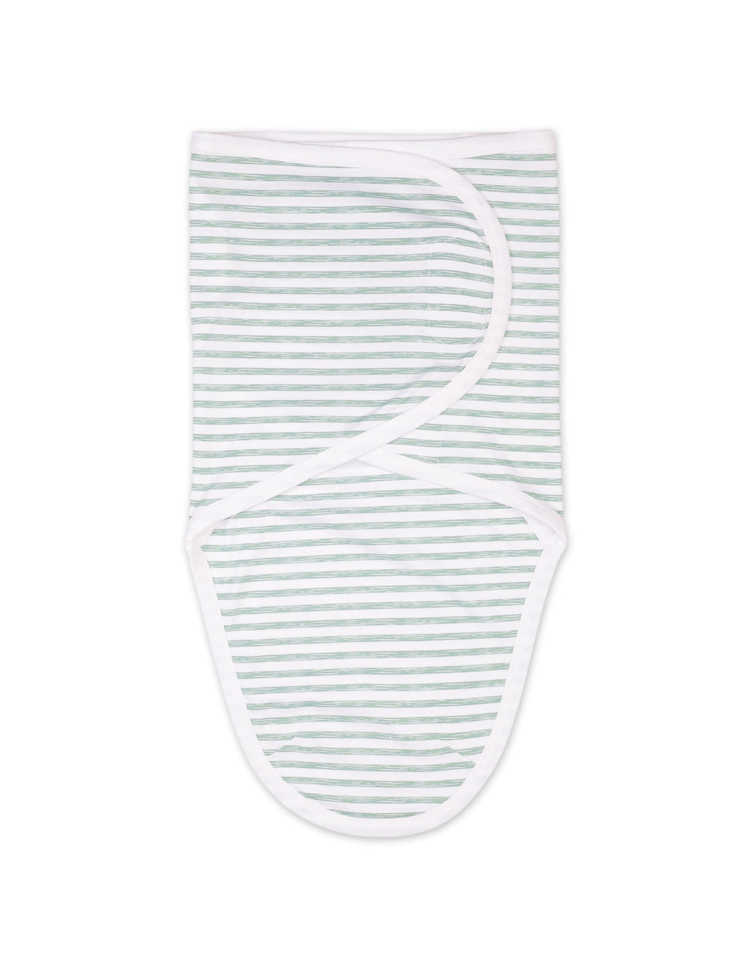 Newborn Swaddling Sheet Bambies Marine Green Stripes at Zubaidas Official Pakistan