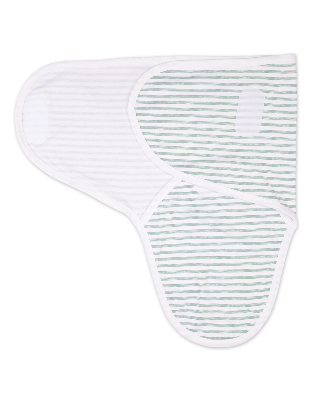 Newborn Swaddling Sheet Bambies Marine Green Stripes at Zubaidas