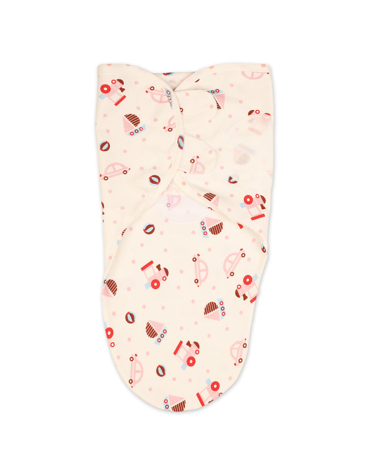 Newborn Swaddling Sheet Car and Boat Beige at Zubaidas Online Pakistan