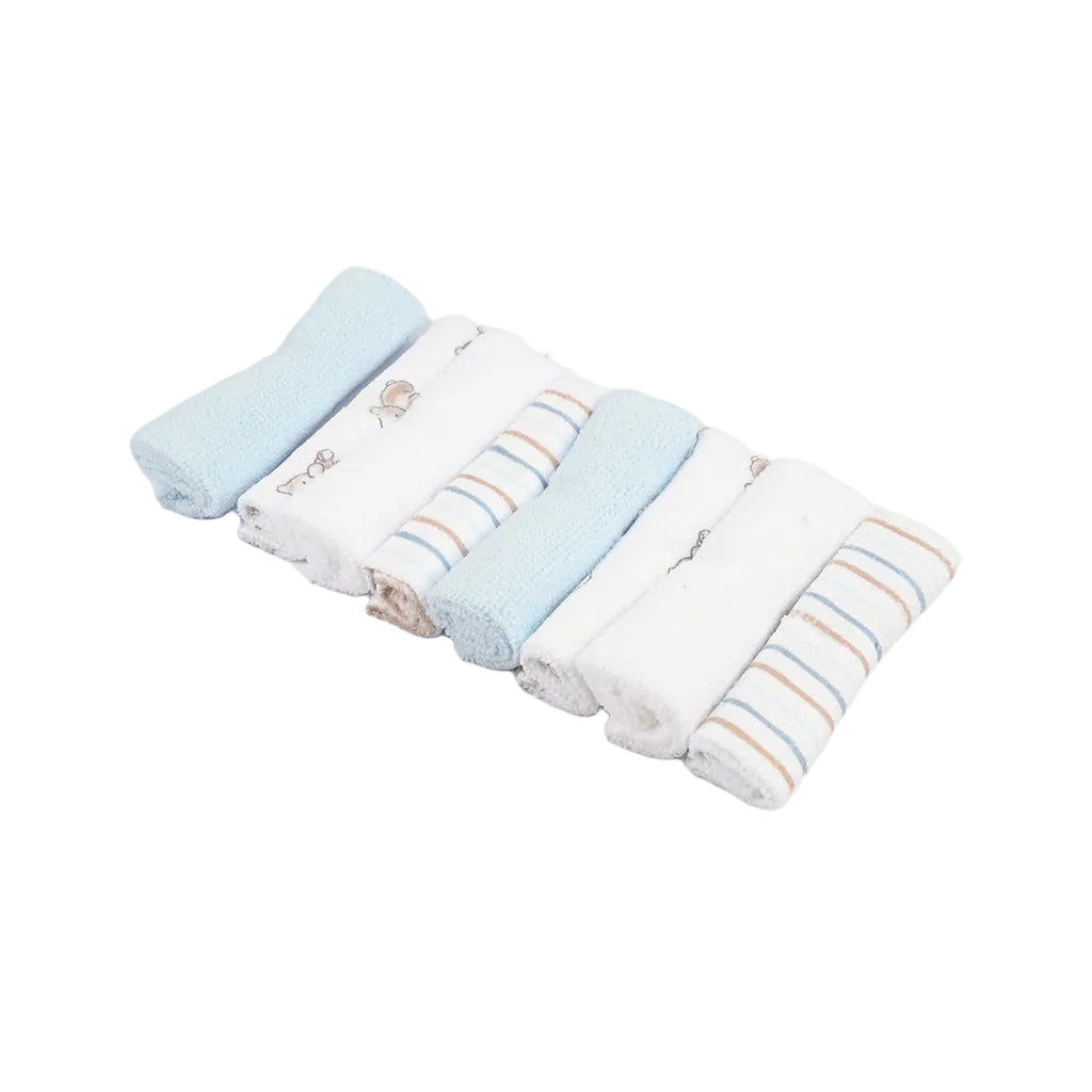 Newborn Washcloths Pack of 8 Bear Multicolor at Zubaidas Official Pakistan