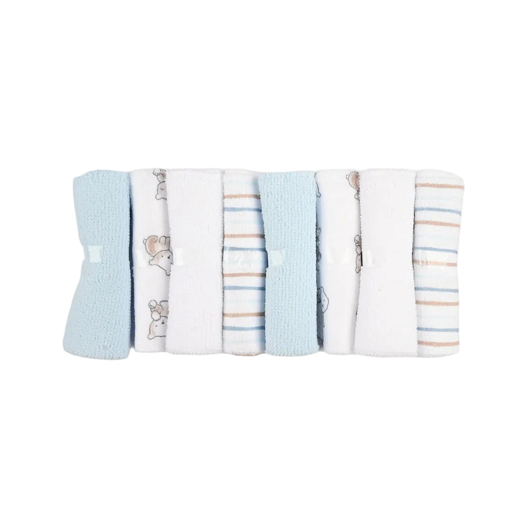 Newborn Washcloths Pack of 8 Bear Multicolor at Zubaidas Online Pakistan