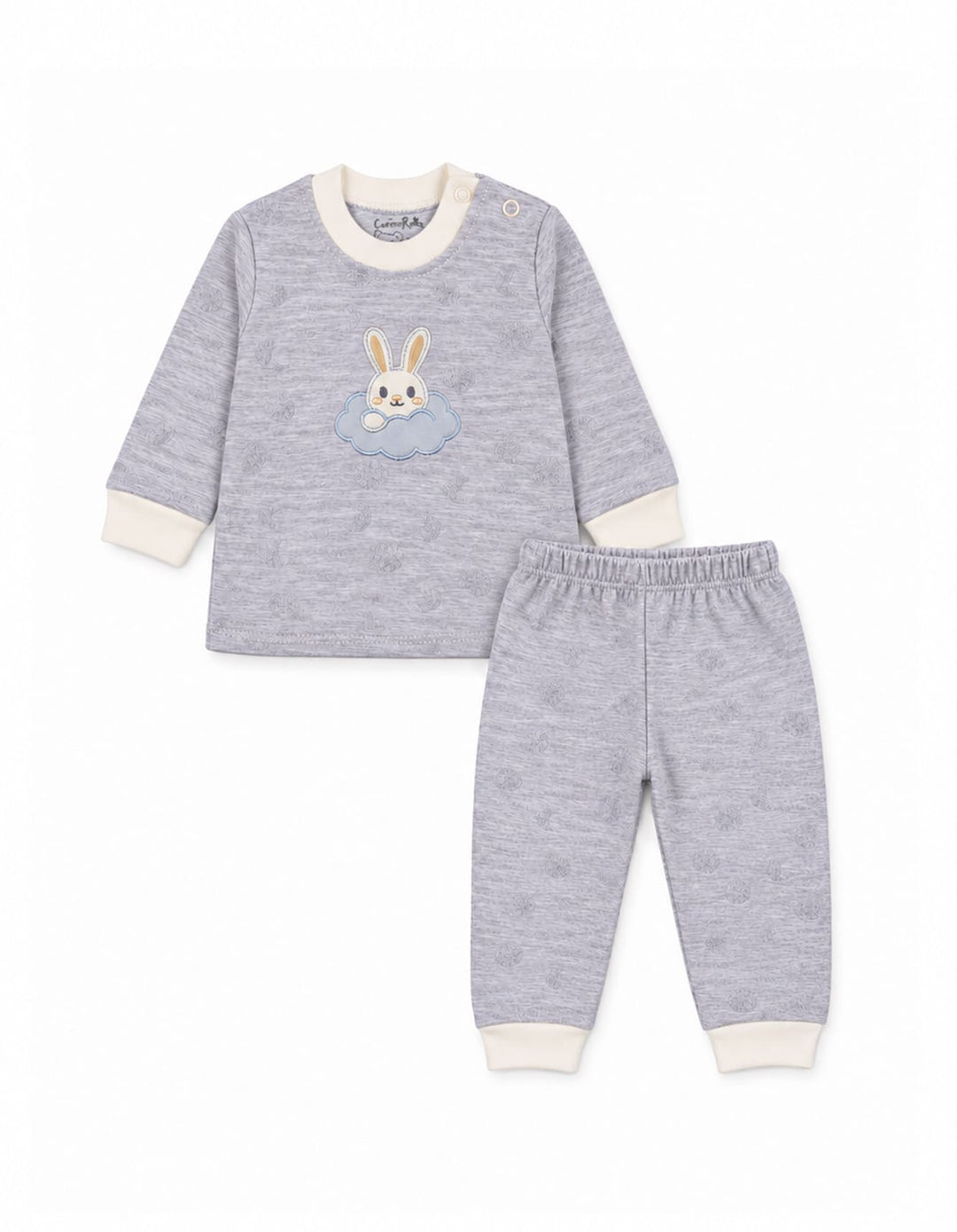 Newborn Winter 2 Piece Suit Set Bunny Grey at Zubaidas