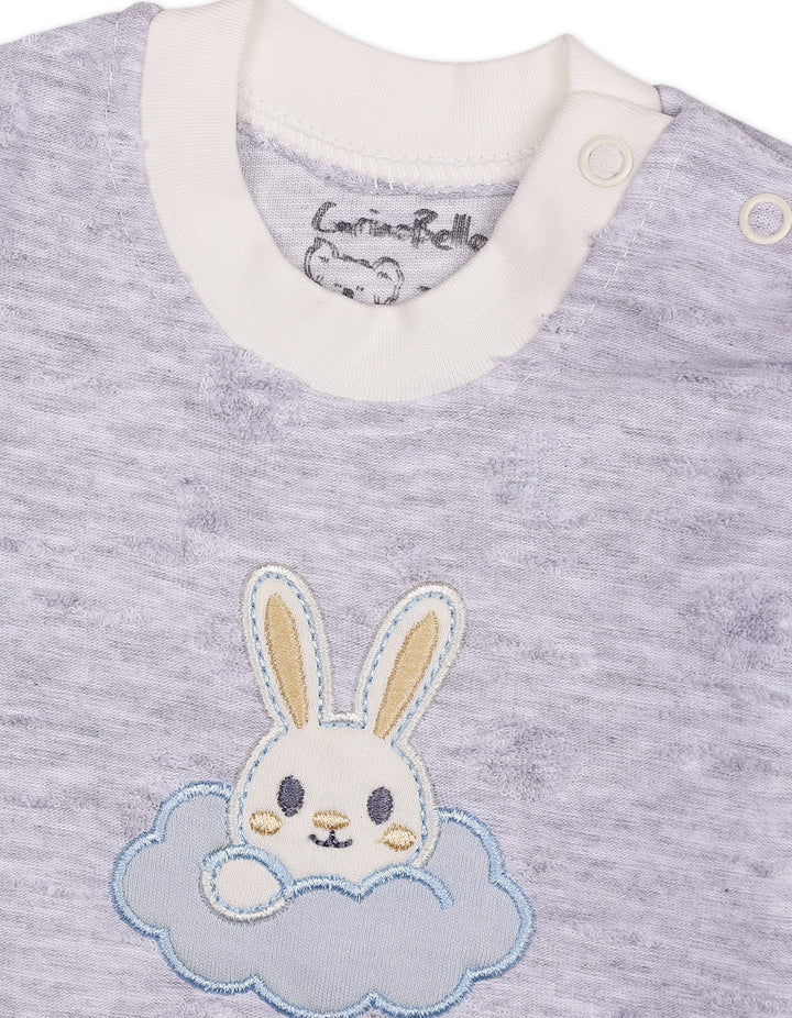 Newborn Winter 2 Piece Suit Set Bunny Grey at Zubaidas Official Pakistan