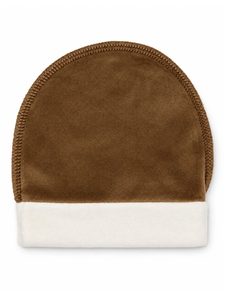 Newborn Winter Romper with Cap Bear Brown and White at Zubaidas Best Online Baby Kids and Moms Store in Pakistan