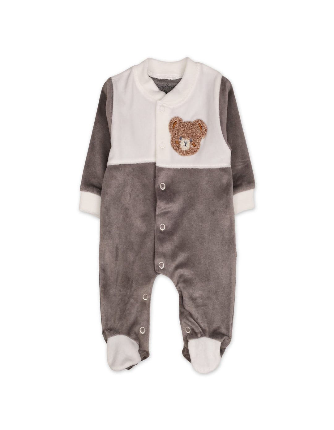 Newborn Winter Romper with Cap Bear Grey and White at Zubaidas Online Pakistan
