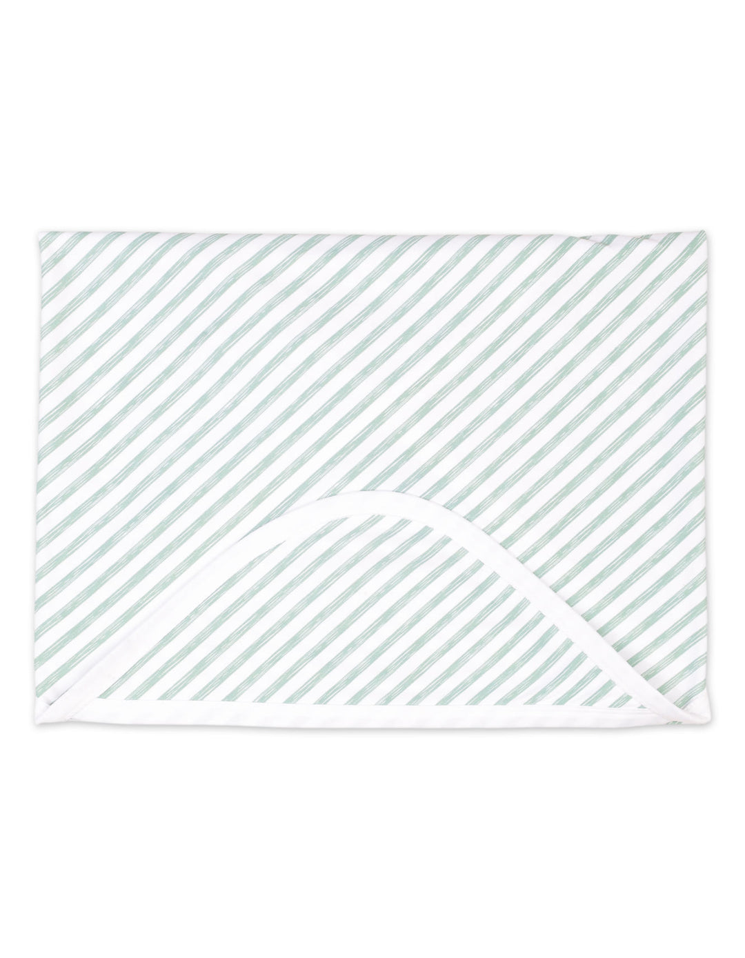 Newborn Wrapping Sheet Bambies Marine Green Stripes at Zubaidas Official Pakistan