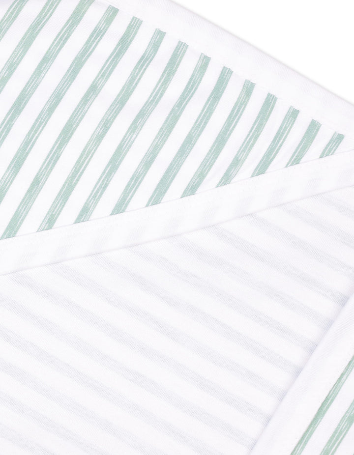 Newborn Wrapping Sheet Bambies Marine Green Stripes at Zubaidas Online Pakistan