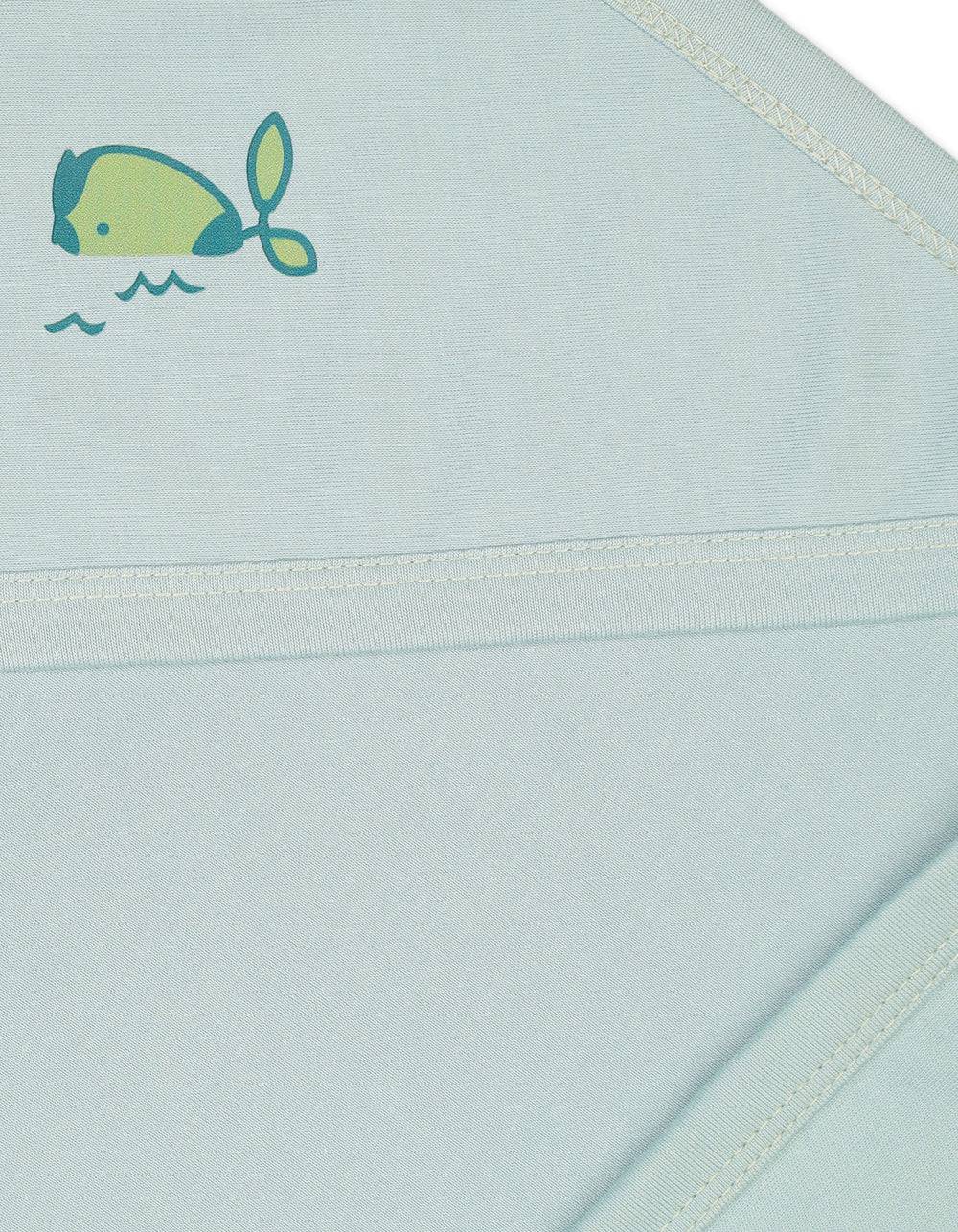 Newborn Wrapping Sheet Bambies Marine Green Whale at Zubaidas Official Pakistan