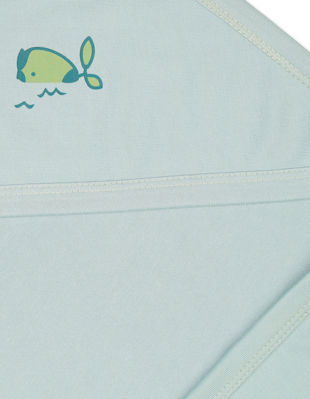 Newborn Wrapping Sheet Bambies Marine Green Whale at Zubaidas Official Pakistan