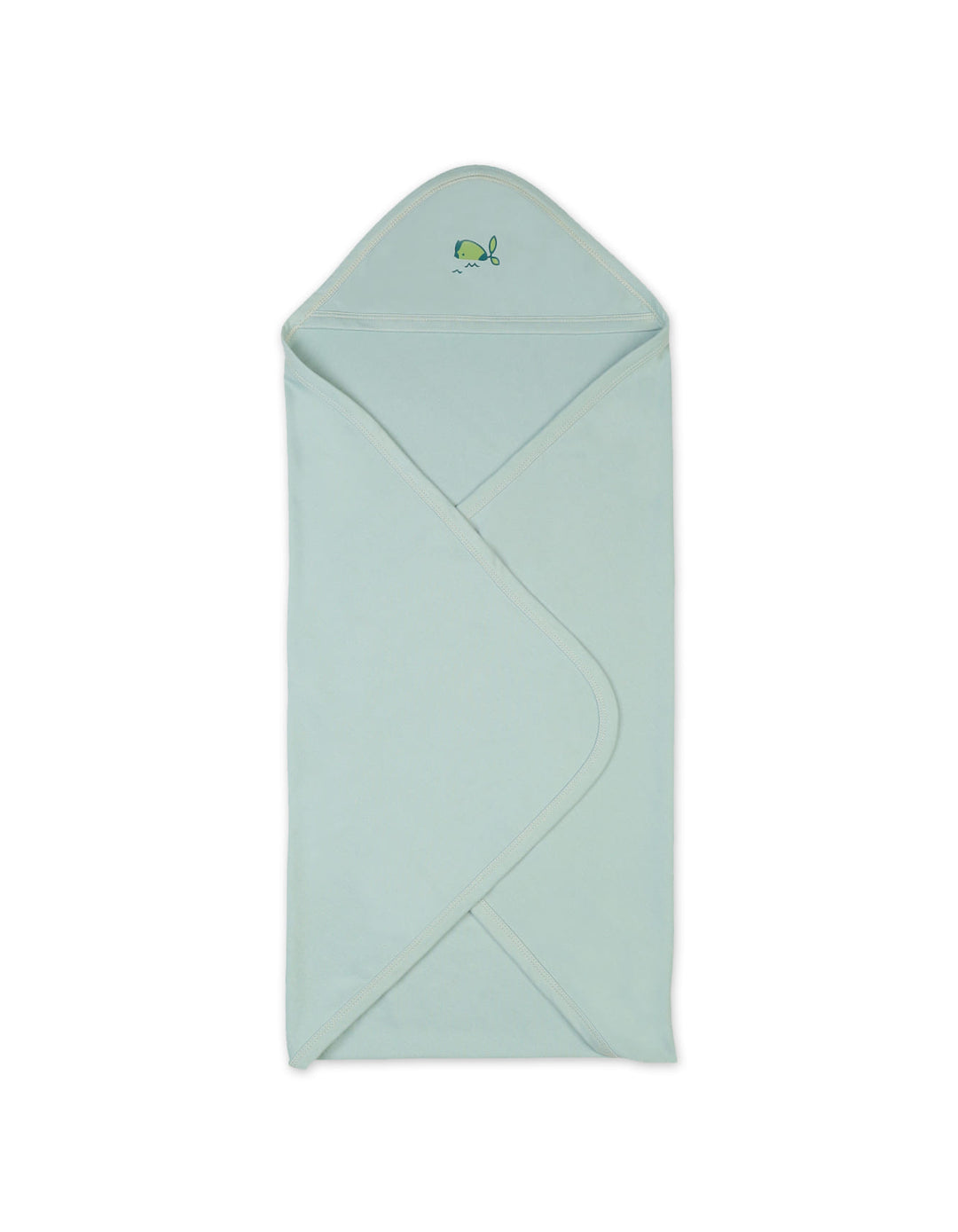 Newborn Wrapping Sheet Bambies Marine Green Whale at Zubaidas