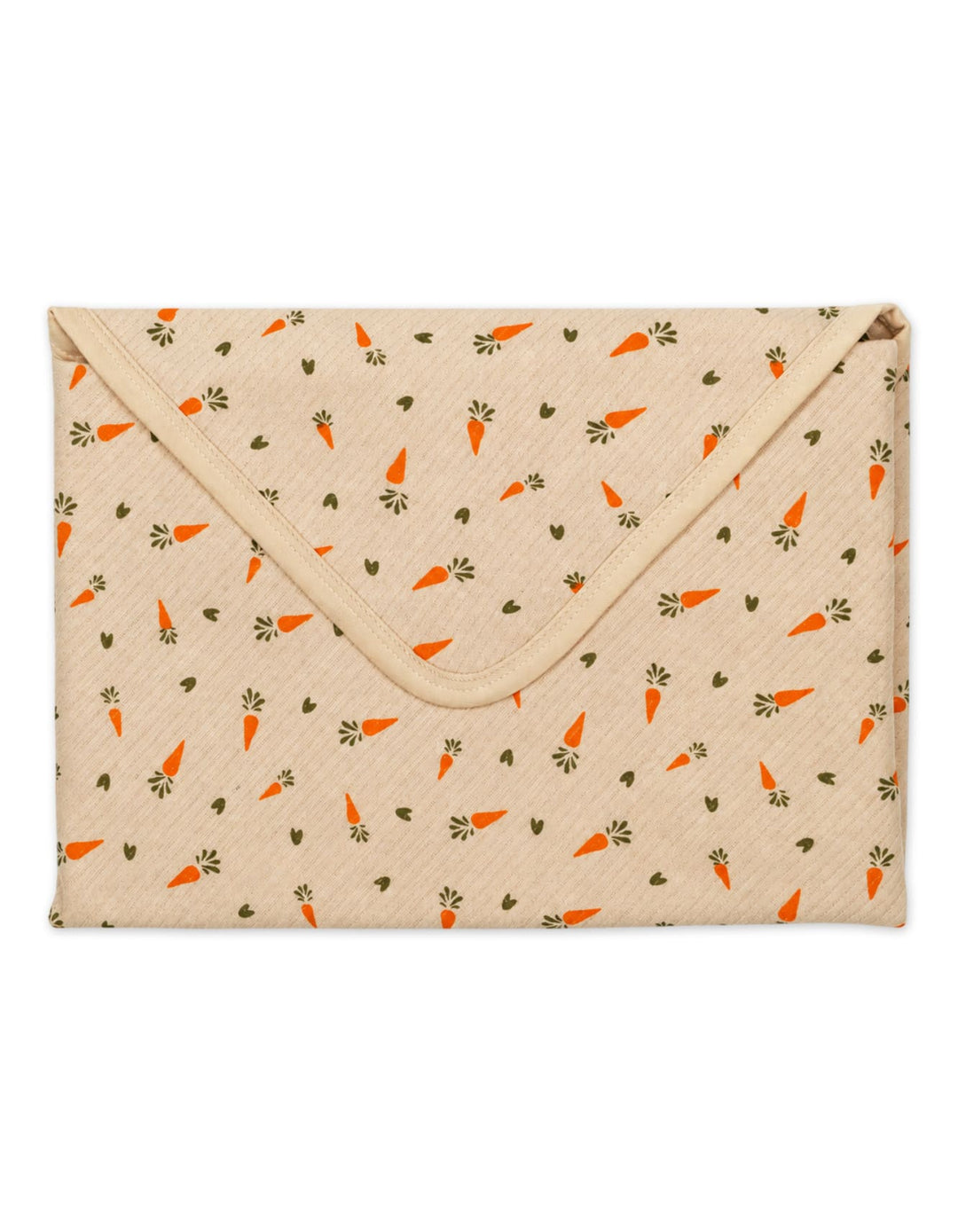 Newborn Wrapping Sheet Carrot Off White at Zubaidas Online Pakistan