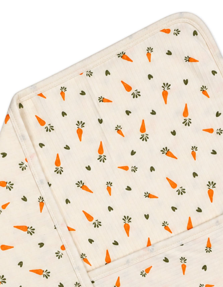 Newborn Wrapping Sheet Carrot Off White at Zubaidas Official Pakistan