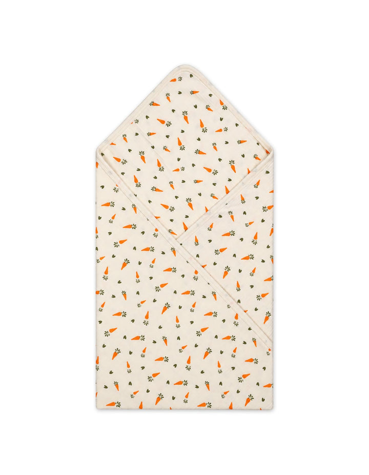 Newborn Wrapping Sheet Carrot Off White at Zubaidas