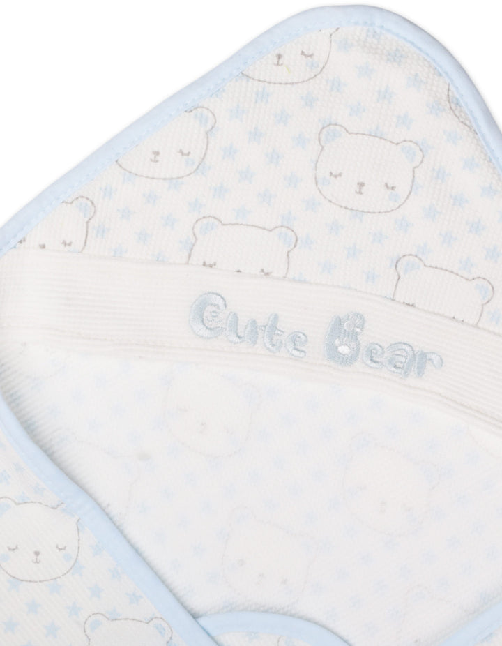 Newborn Wrapping Sheet Cute Bear" Star Print at Zubaidas Official Pakistan