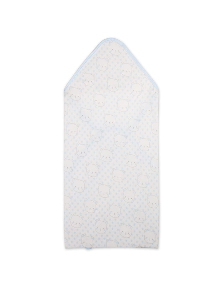 Newborn Wrapping Sheet Cute Bear" Star Print at Zubaidas Best Online Baby and Kids Store in Pakistan