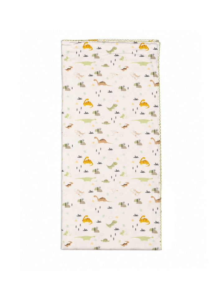 Newborn Wrapping Sheet Dino Off White at Zubaidas