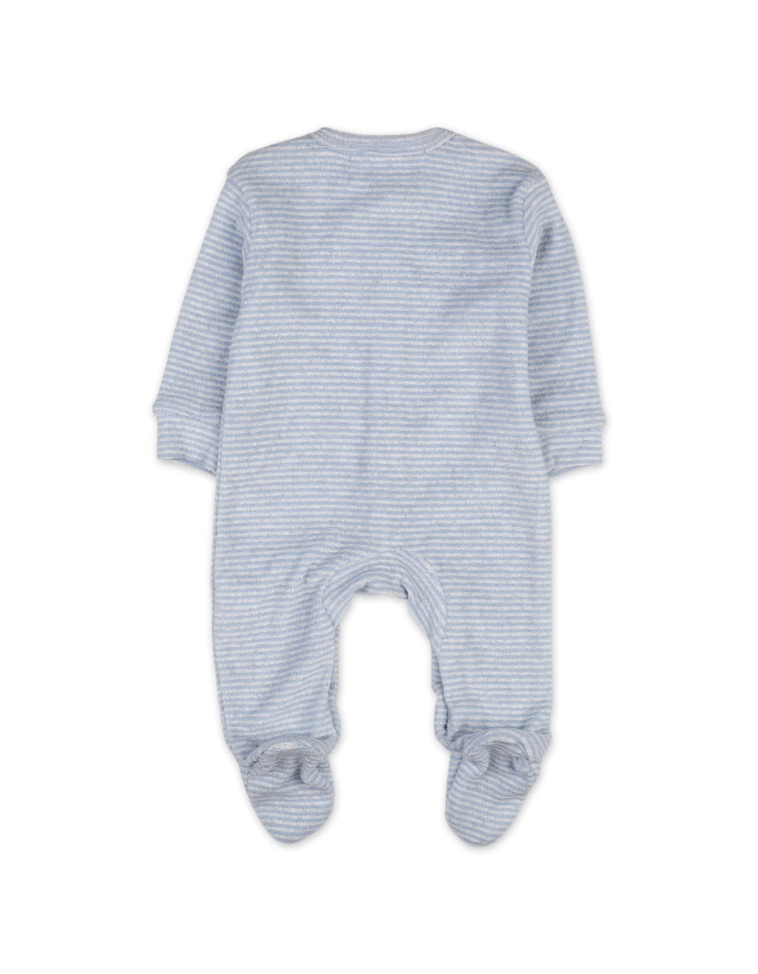 Newborns Baby Boys Winter Romper Bambies Striped Blue at Zubaidas Official Pakistan