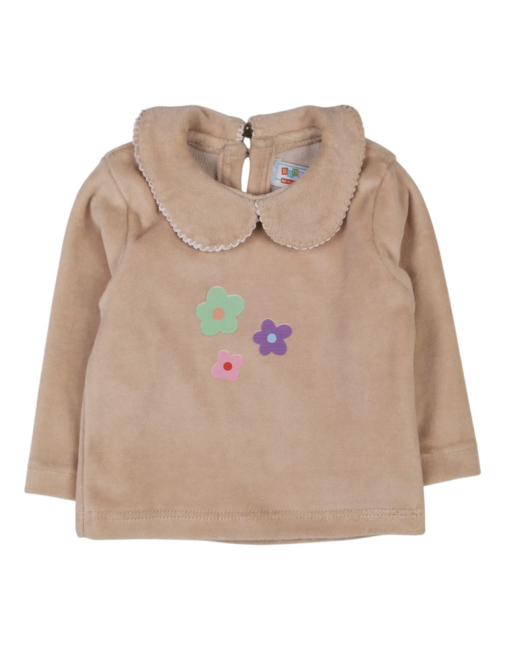 Newborn Baby Girls 2 Pieces Winter Outfit Bambies Beige at Zubaidas Pakistan