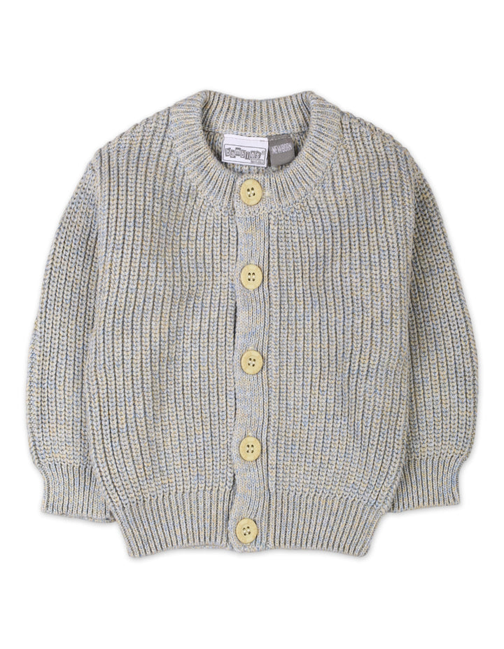 Newborns Knitted Winter Suit Set Bambies Light Grey at Zubaidas Pakistan