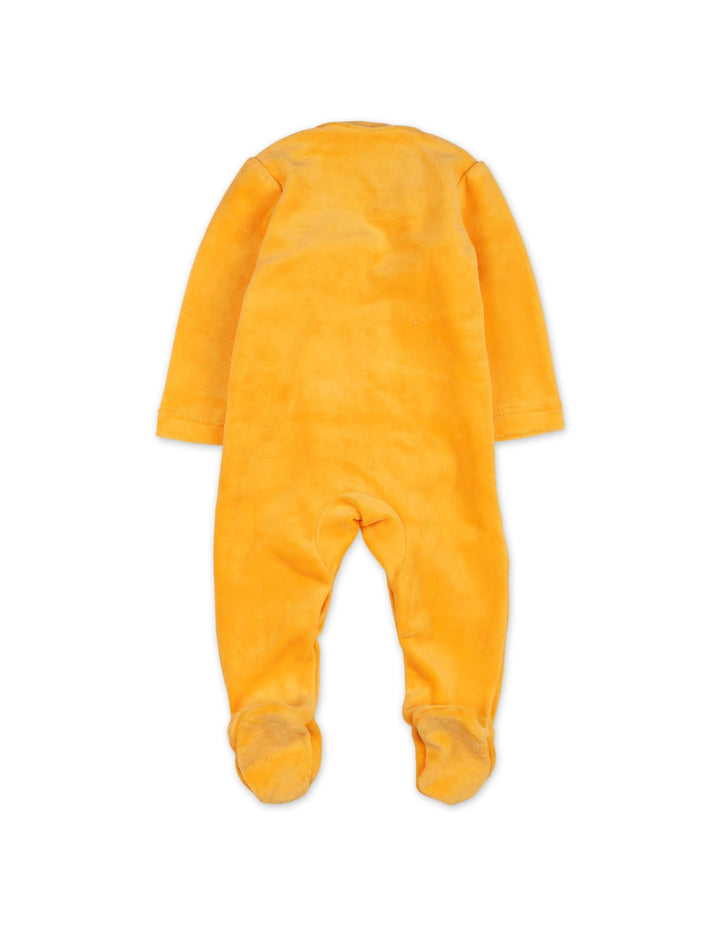 Newborns Winter Onesie Bambies Pleats Orange at Zubaidas Pakistan