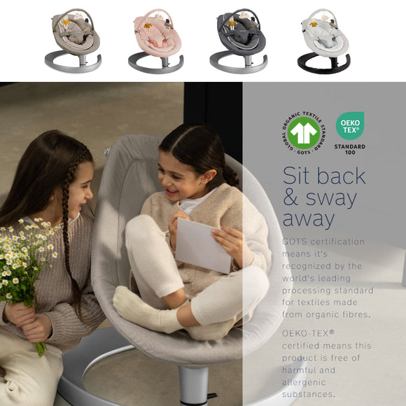 Nuna LEAF Grow Baby Swing Granite SE10315GRNGL at Zubaidas Best Baby Store in Pakistan