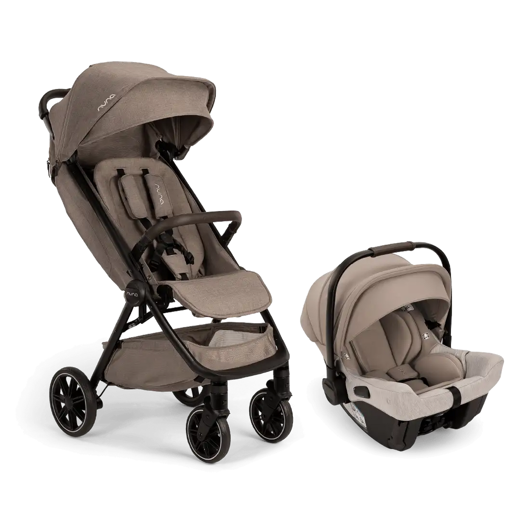 Nuna travel system TRVL LX Cabin Size Stroller with Pipa urbn Car Seat Cedar TS18115601CRD at Zubaidas