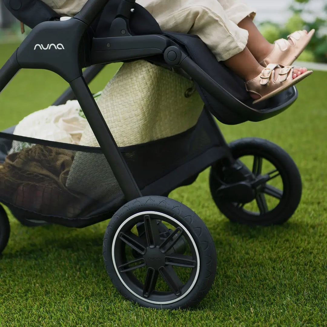 Nuna TRIV Next Premium Baby Stroller with Rain Cover Caviar ST16615CVRGL at Zubaidas Mothershop Pakistan