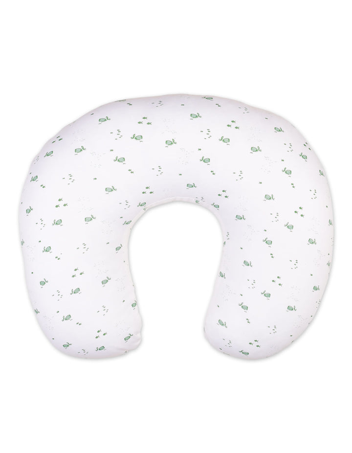 Nursing Pillow Bambies Marine Printed White at Zubaidas