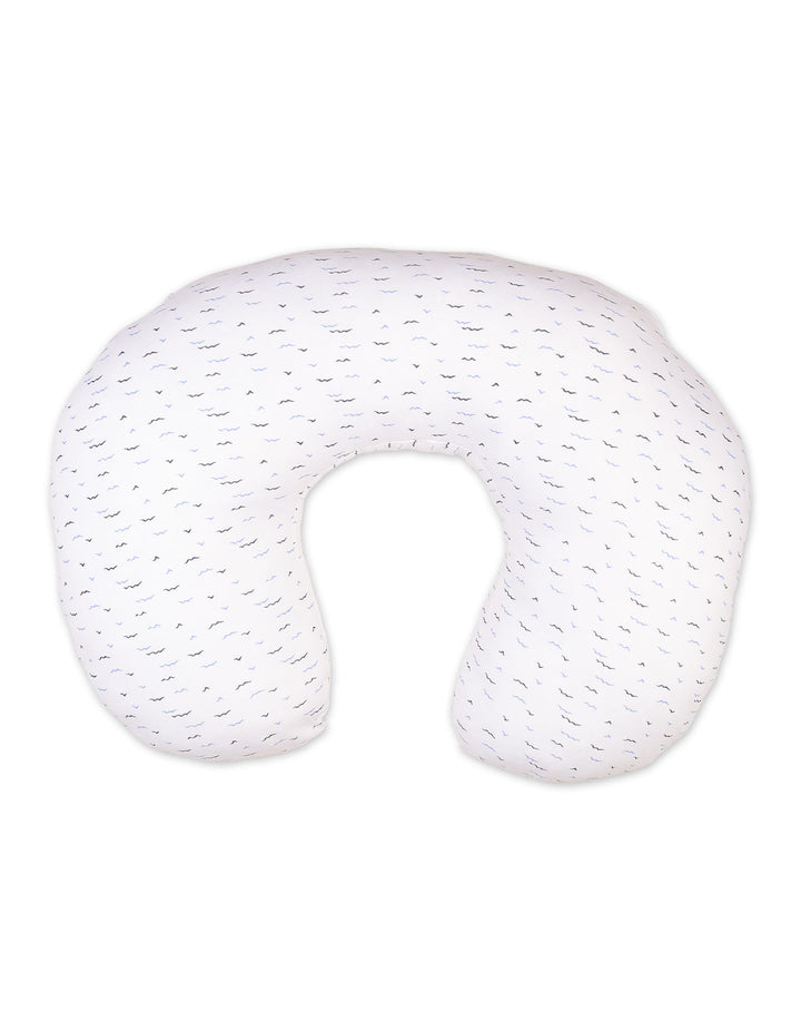 Nursing Pillow Bambies Ocean Birds Printed White at Zubaidas