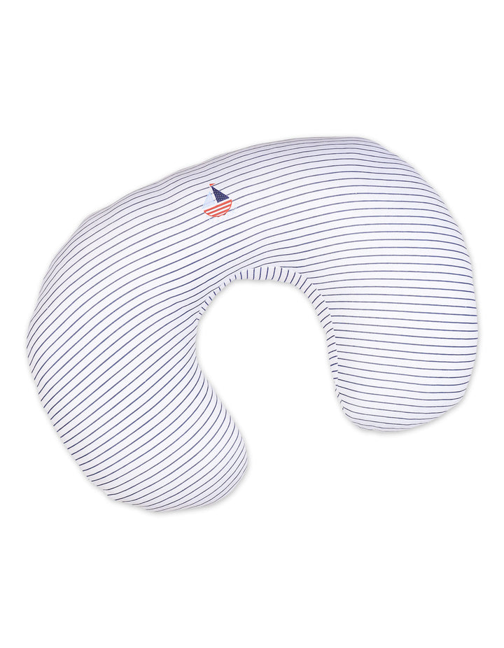 Nursing Pillow Bambies Ocean Stripes Navy Blue at Zubaidas Official Pakistan
