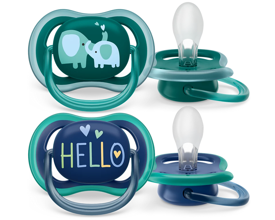 Philips AVENT Ultra Air Pacifier 18M+ Pack of 2 SCF349/18 at Zubaidas