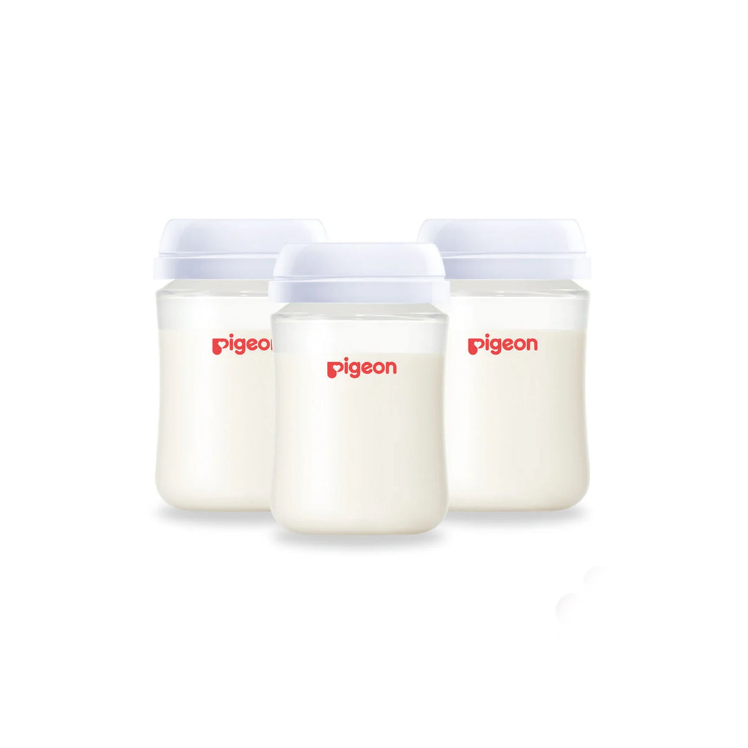 Pigeon Breastmilk Storage Bottles 160ML Pack of 3 A79367 at Zubaidas