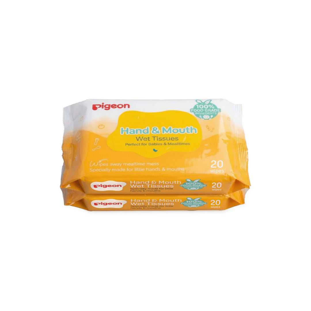 Pigeon Hand and Mouth Wet Tissues 20s 2In1 Refill P81405 at Zubaidas